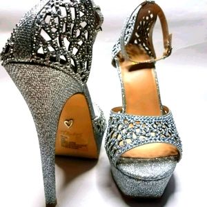 THALIA SODI FELISAF SILVER HEELS